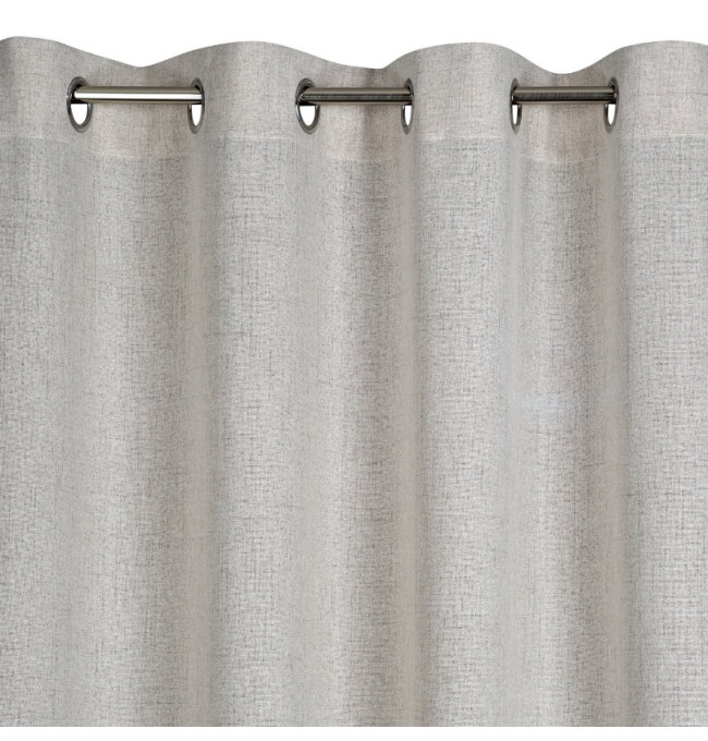 Hotový závěs LINDA stříbrný - na průchodkách