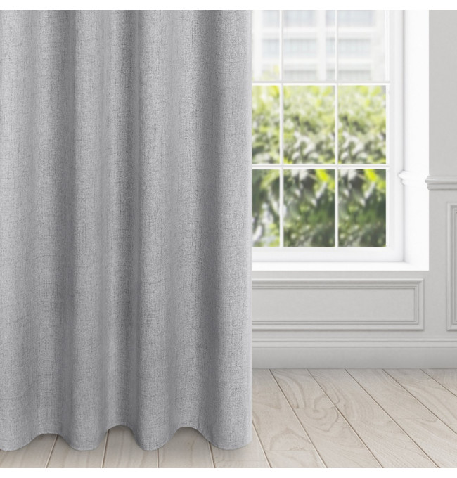 Hotový závěs LINDA ocelový - na průchodkách