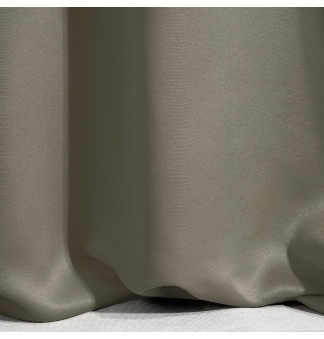 Hotový závěs LOGAN tmavě béžový - na pásce