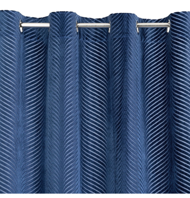 Hotový závěs LUSSI granátový - na průchodkách