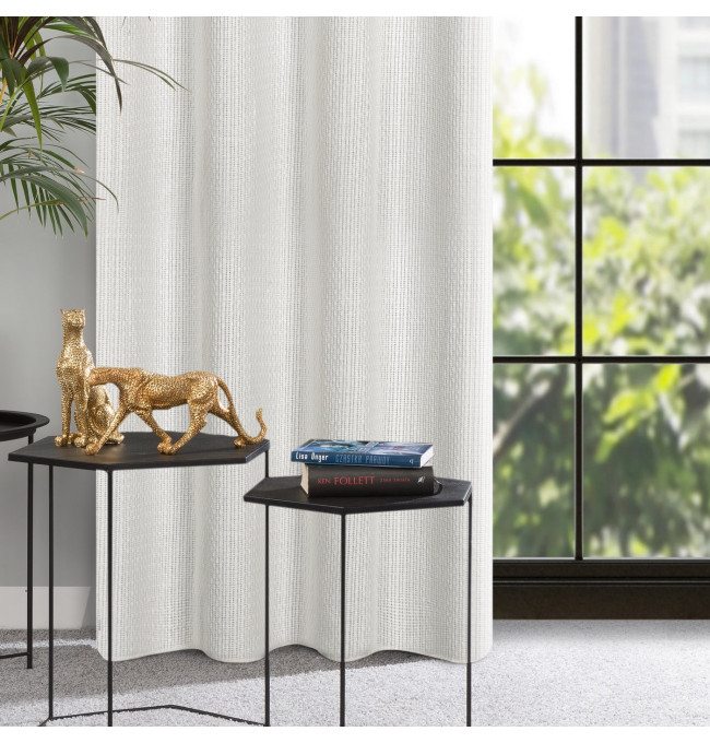 Hotový závěs MADISON bílý - na průchodkách