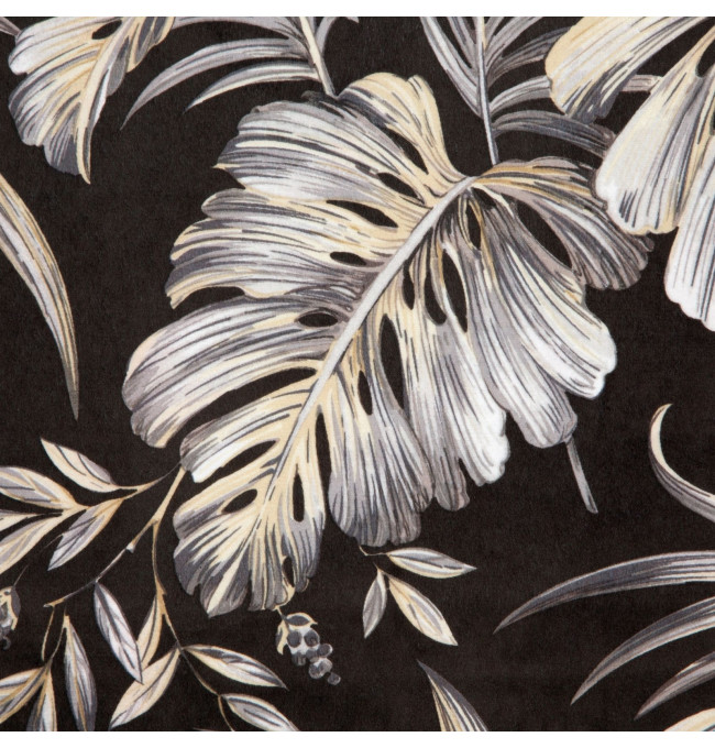 Hotový závěs MAGI černo-béžový - na průchodkách