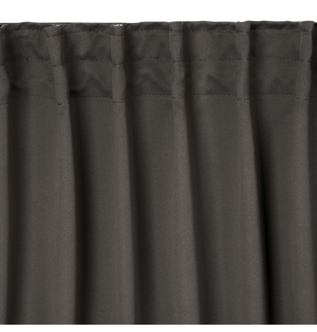 Hotový závěs MILAN grafitový - na pásce