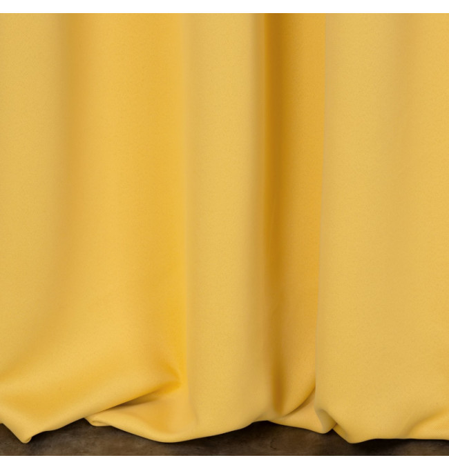 Hotový závěs MILAN hořčičný - na pásce