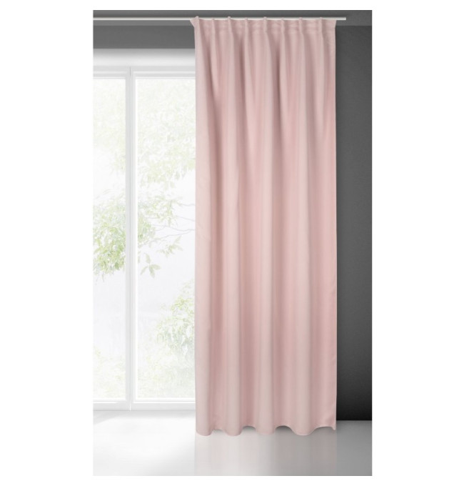 Hotový závěs MILAN pudrový - na pásce