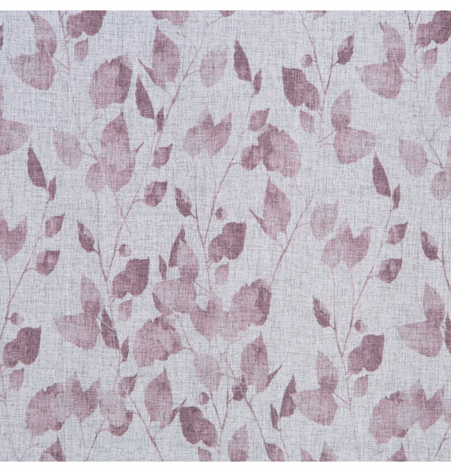 Hotový závěs NOEMI bílo-fialový - na průchodkách