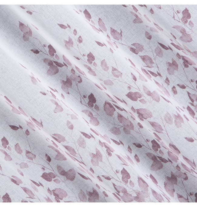 Hotový závěs NOEMI bílo-fialový - na průchodkách