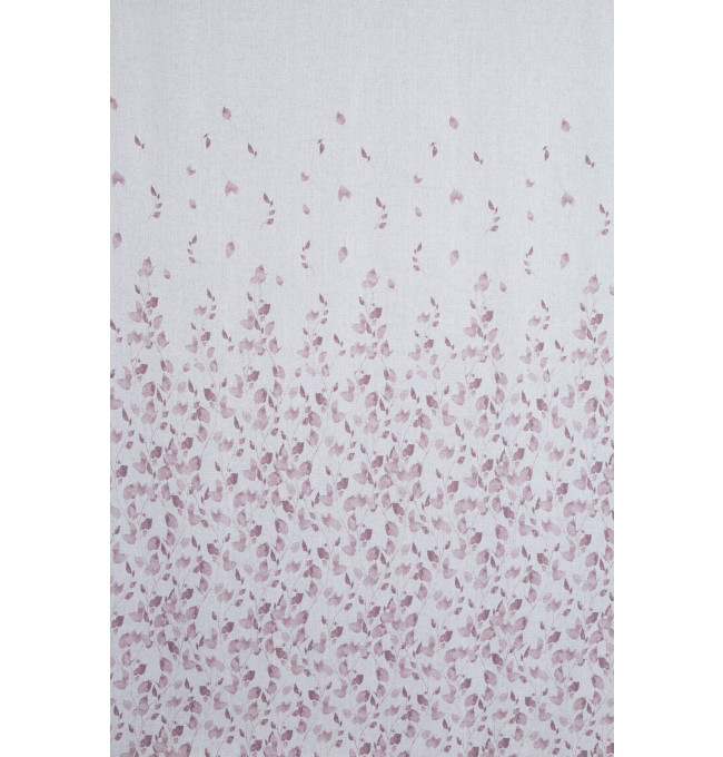 Hotový závěs NOEMI bílo-fialový - na průchodkách