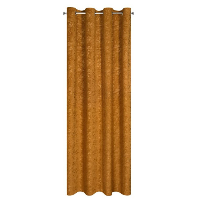 Hotový závěs OCTAVIA medový - na průchodkách