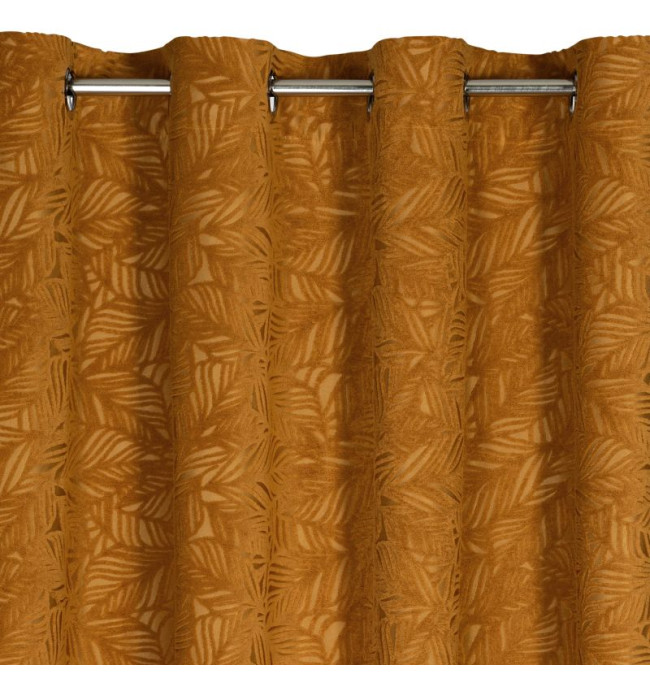 Hotový závěs OCTAVIA medový - na průchodkách