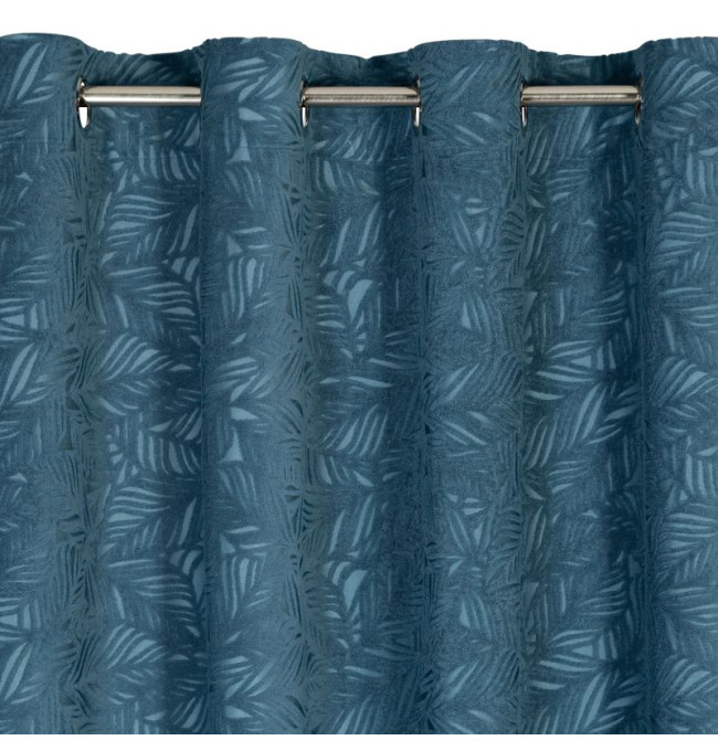 Hotový závěs OCTAVIA tmavomodrý - na průchodkách