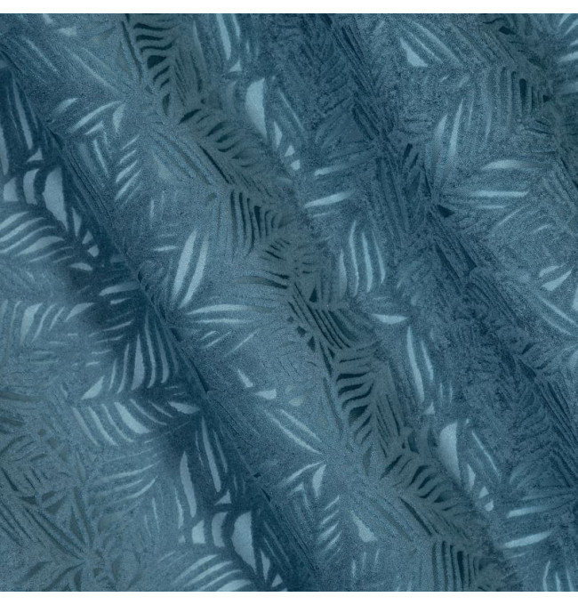 Hotový závěs OCTAVIA tmavomodrý - na průchodkách