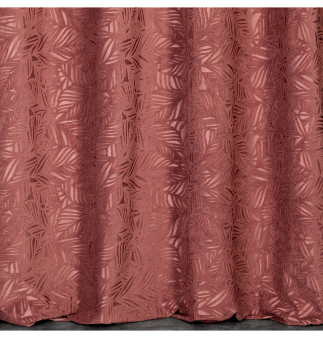 Hotový závěs OCTAVIA tmavě růžový - na průchodkách