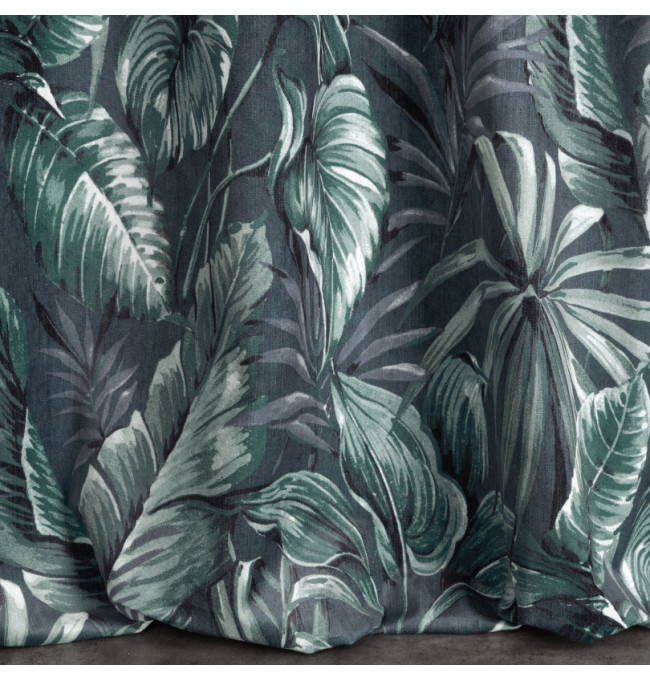 Hotový závěs PALERMO zelený - na průchodkách