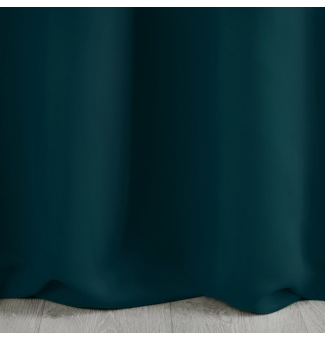 Hotový závěs PARISA zatemňovací petrolejový - na průchodkách