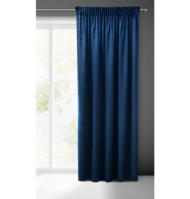 Hotový závěs PIERRE CARDIN SIBEL granátový - na pásce