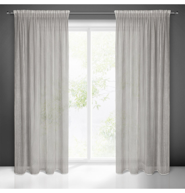 Hotový záves REGINA béžový - na páske