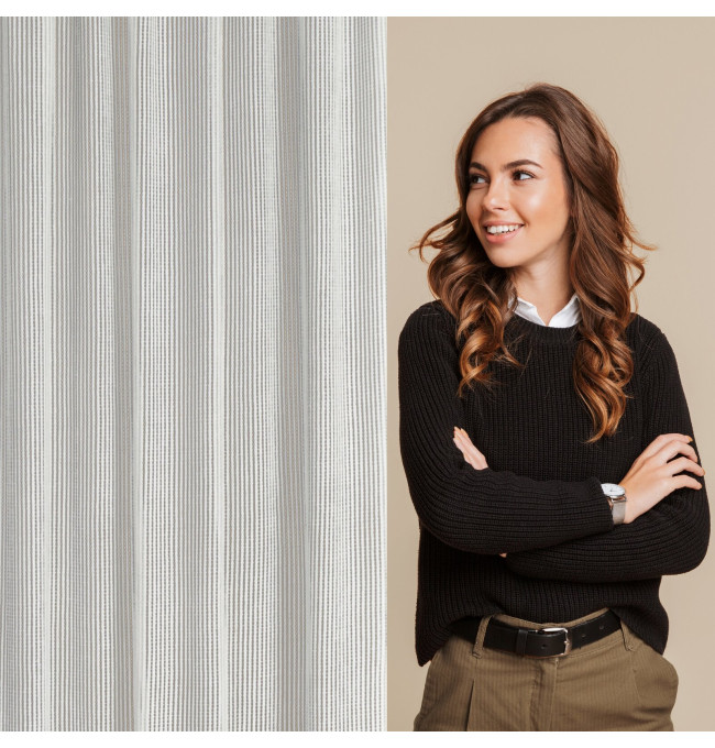 Hotový závěs REGINA přírodní - na pásce