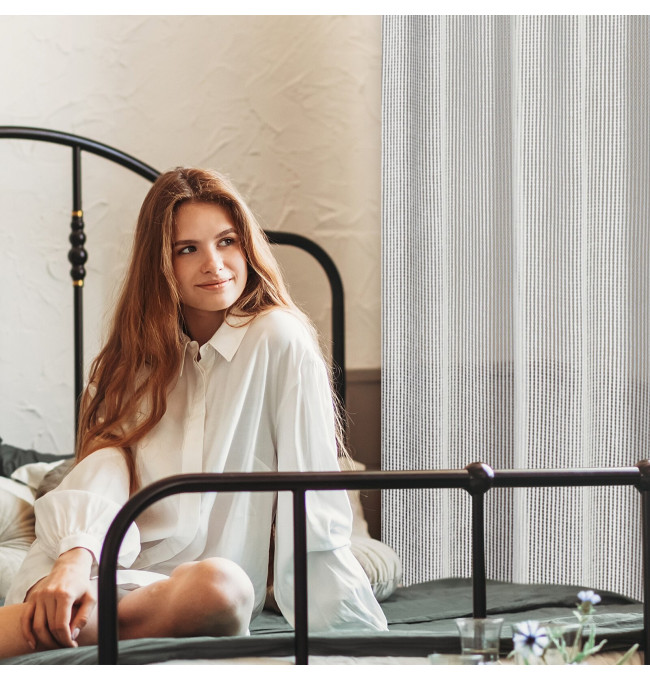 Hotový závěs REGINA přírodní - na pásce