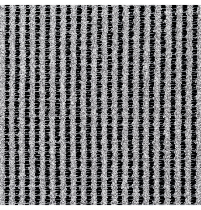 Hotový závěs REGINA stříbrný - na pásce