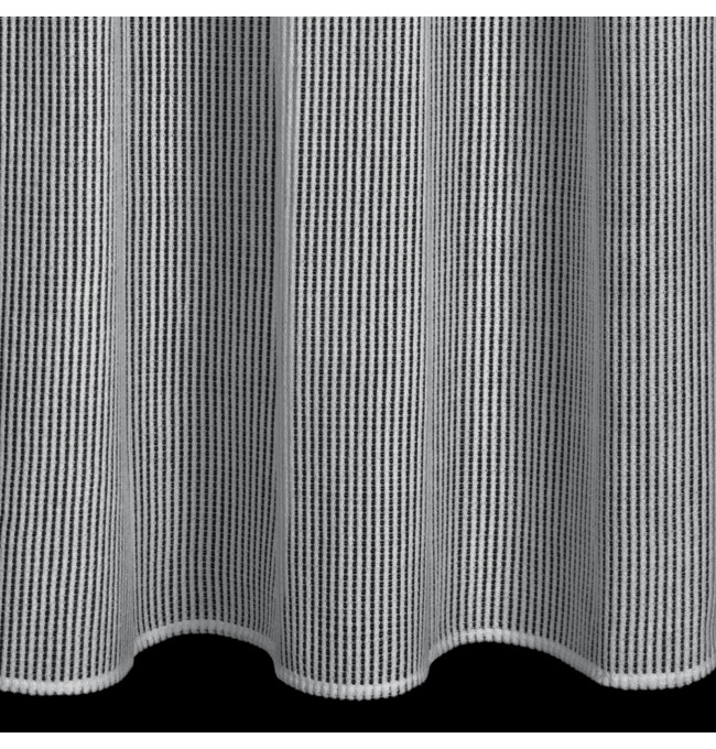 Hotový závěs REGINA stříbrný - na pásce