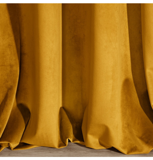 Hotový závěs RIA hořčicový - na průchodkách