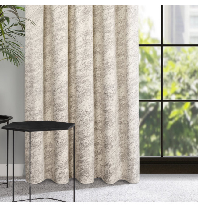 Hotový závěs RIVA krémový - na pásce