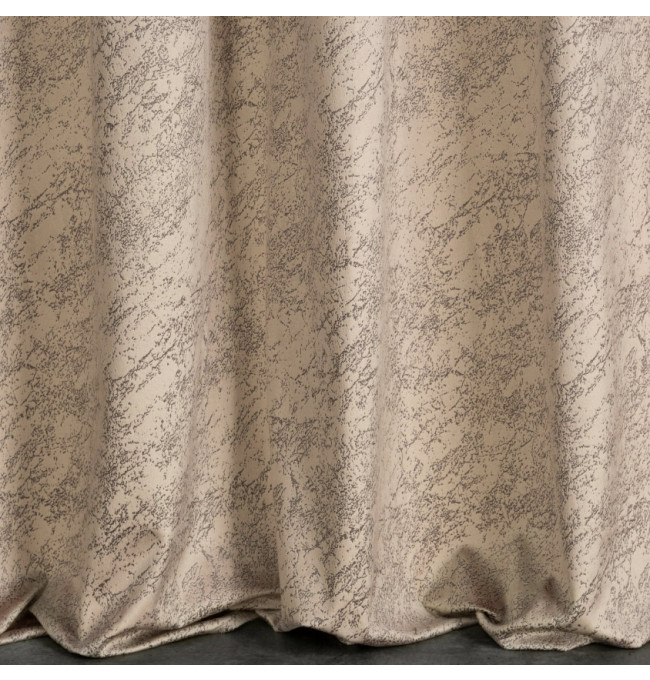 Hotový závěs RIVA tmavě béžový - na pásce