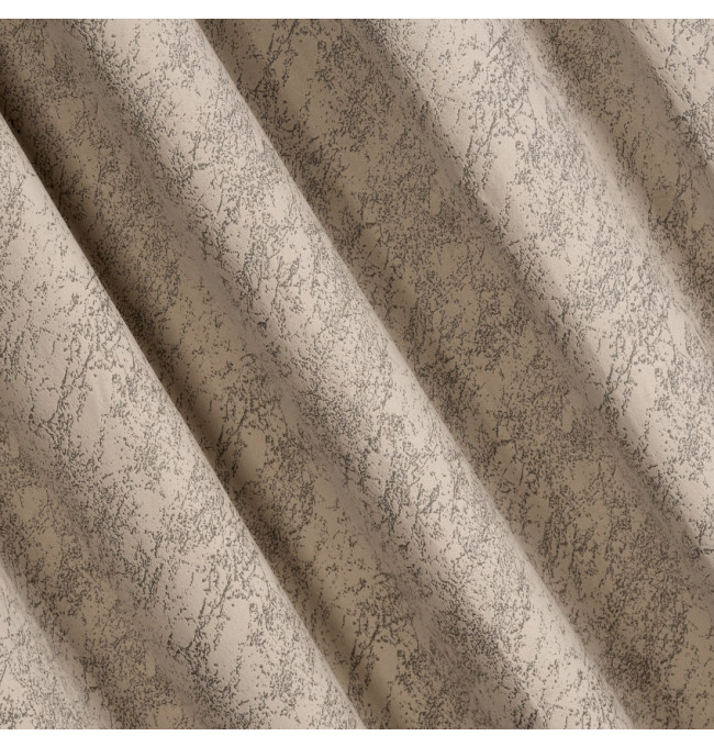 Hotový závěs RIVA tmavě béžový - na pásce