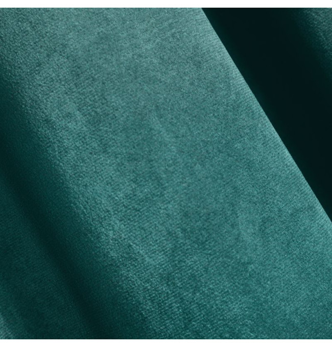 Hotový závěs ROSA tmavě tyrkysový - na průchodkách