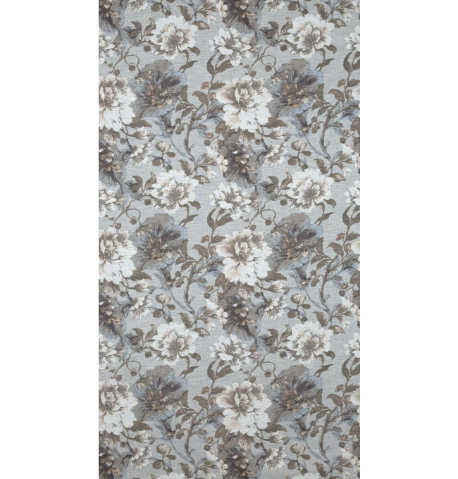 Hotový závěs SANDRA šedý - na průchodkách