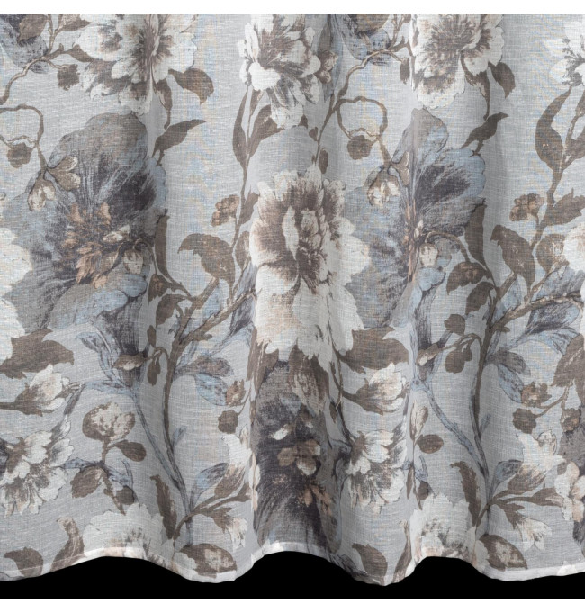 Hotový závěs SANDRA šedý - na průchodkách