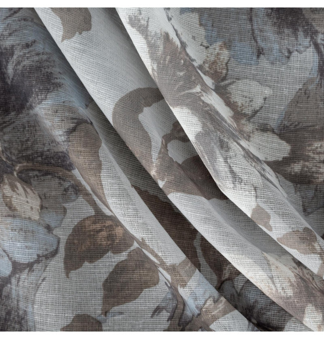 Hotový závěs SANDRA šedý - na průchodkách