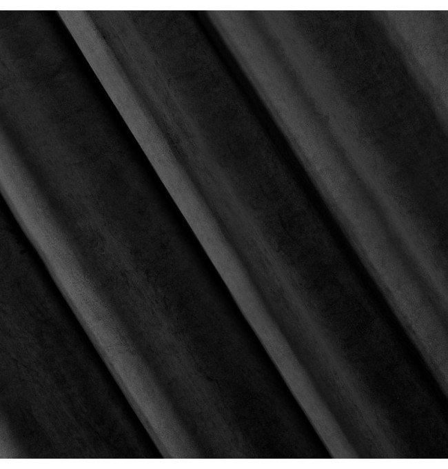 Hotový závěs VILLA černý - na průchodkách