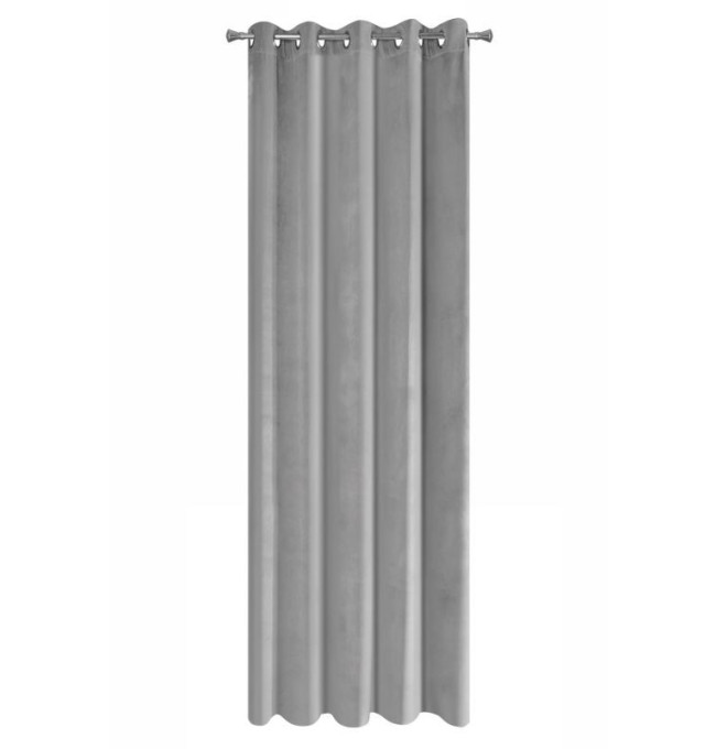 Hotový závěs VILLA ocelový - na průchodkách