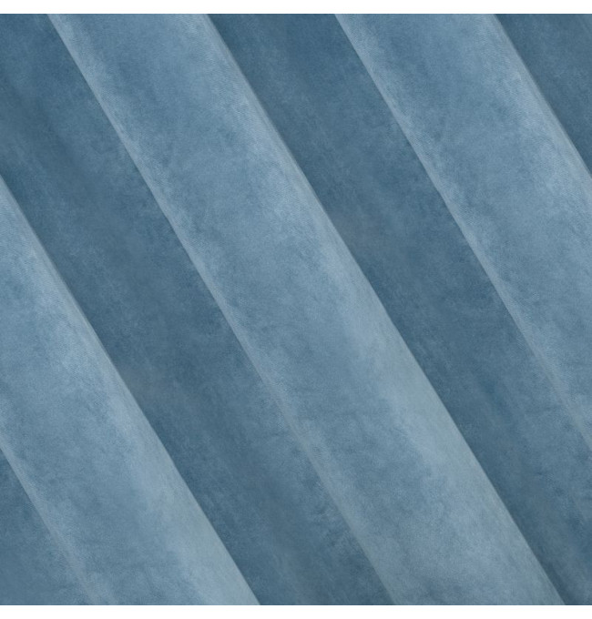 Hotový závěs VILLA modrý - na pásce