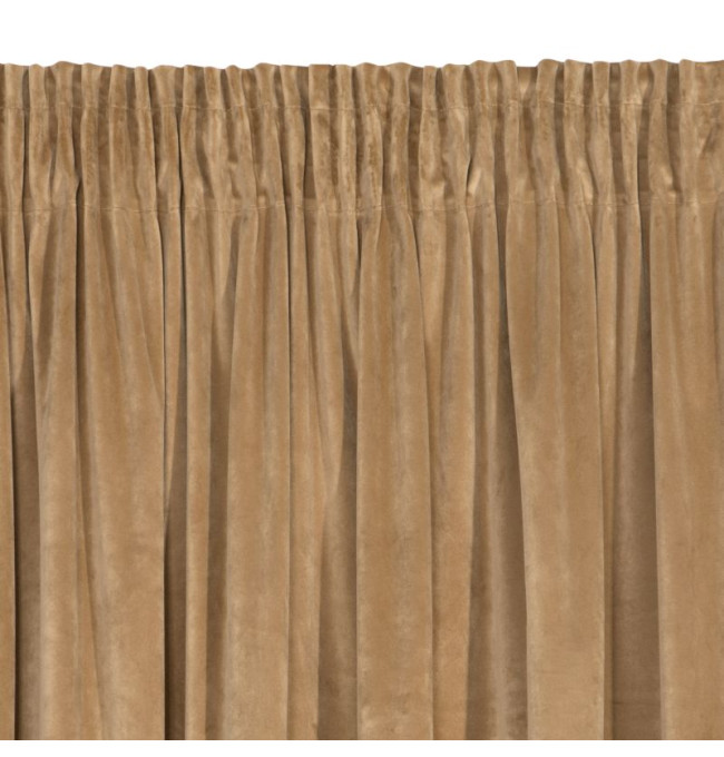 Hotový závěs VILLA medový - s tunelem