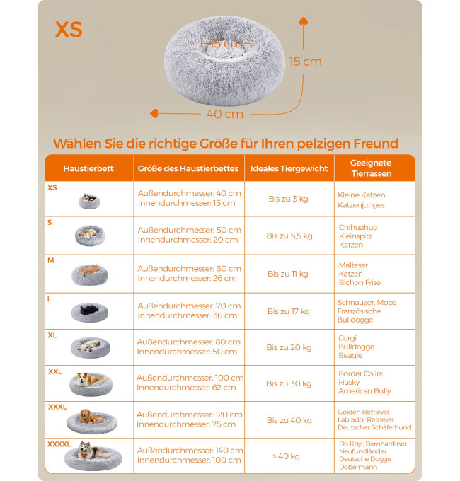 Plyšový pelíšek XS PGW036G01