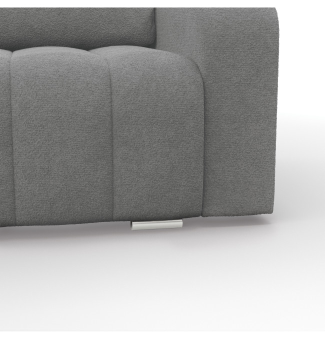 Třímístná pohovka ABRIELLE rozkládací, šedá