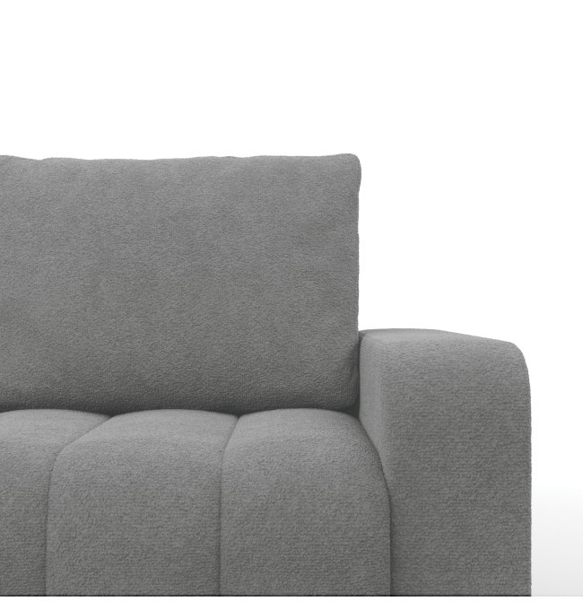 Třímístná pohovka ABRIELLE rozkládací, šedá