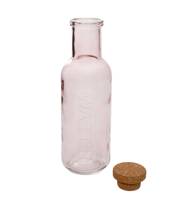 Karafa MAEVE růžová s korkem 891026 1L