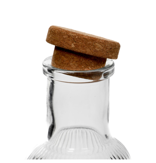 Karafa NATIA průsvitná s korkem 890999 1L