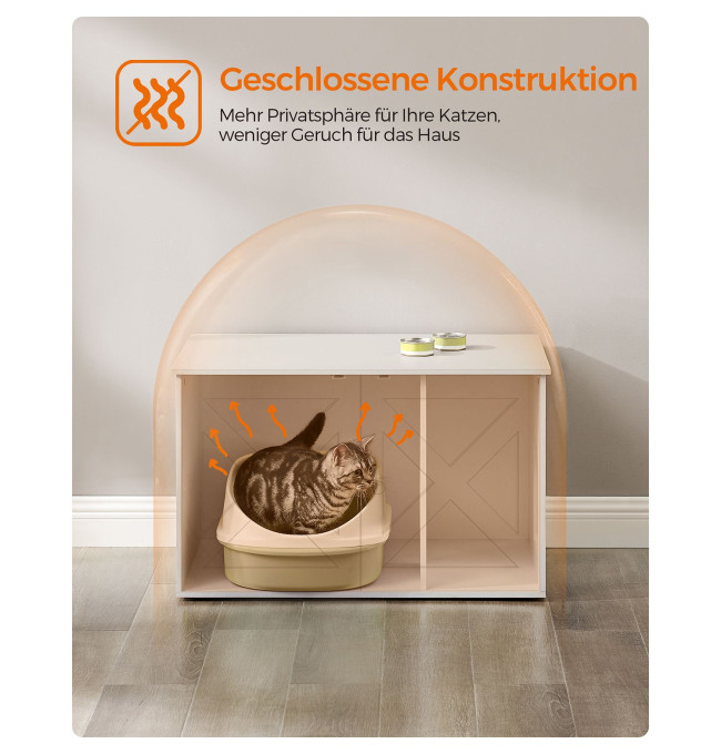 Kočičí toaleta / skříňka PCL002W01