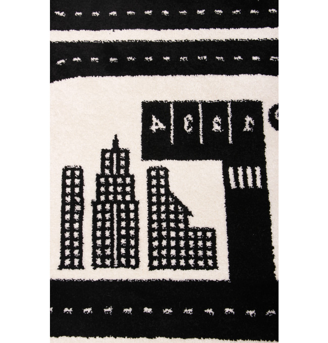 Dětský koberec Kiddy H050A světle šedý