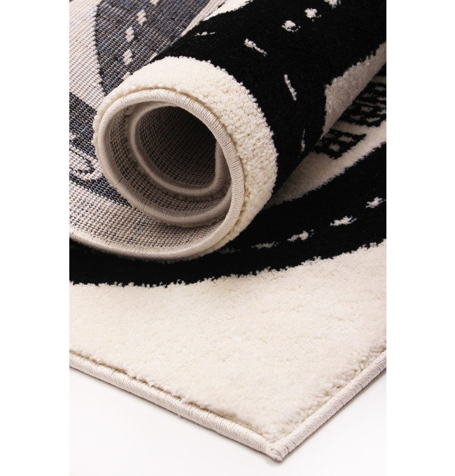 Dětský koberec Kiddy H050A světle šedý