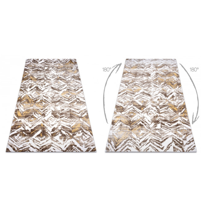 Koberec AKRYL DIZAYN 121 béž / žlutý