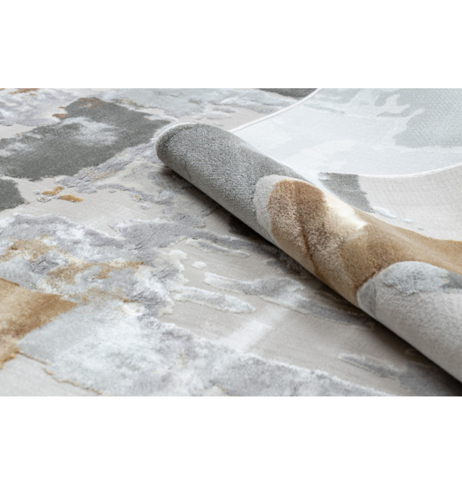 Koberec AKRYL ELITRA 6215 Abstrakce šedý / žlutý