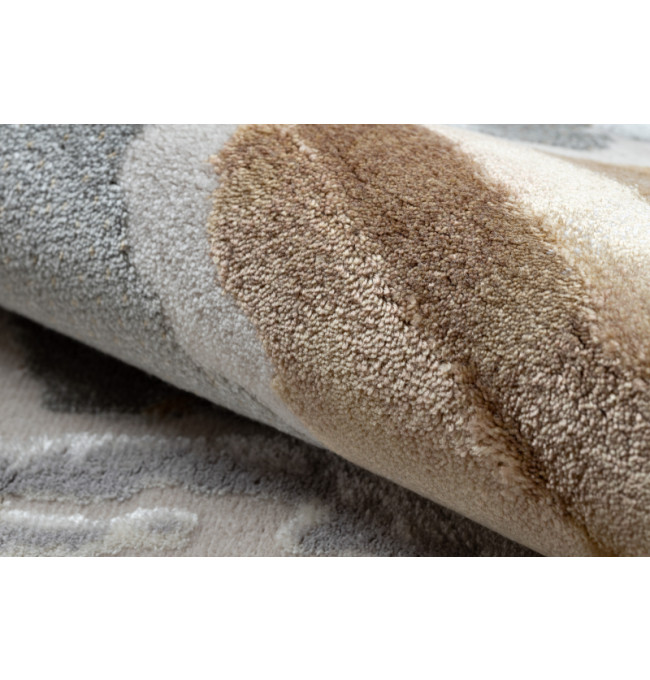 Koberec AKRYL ELITRA 6215 Abstrakce šedý / žlutý