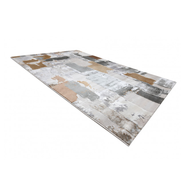 Koberec AKRYL ELITRA 6215 Abstrakce šedý / žlutý