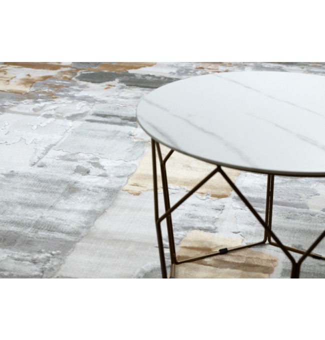 Koberec AKRYL ELITRA 6215 Abstrakce šedý / žlutý